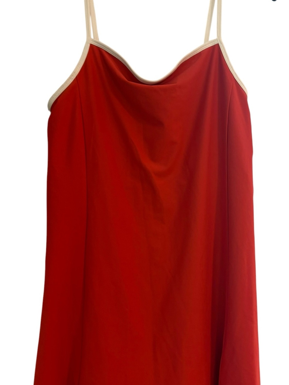 Old Navy Red Active Wear Power-soft Dress with White Contrast Trim